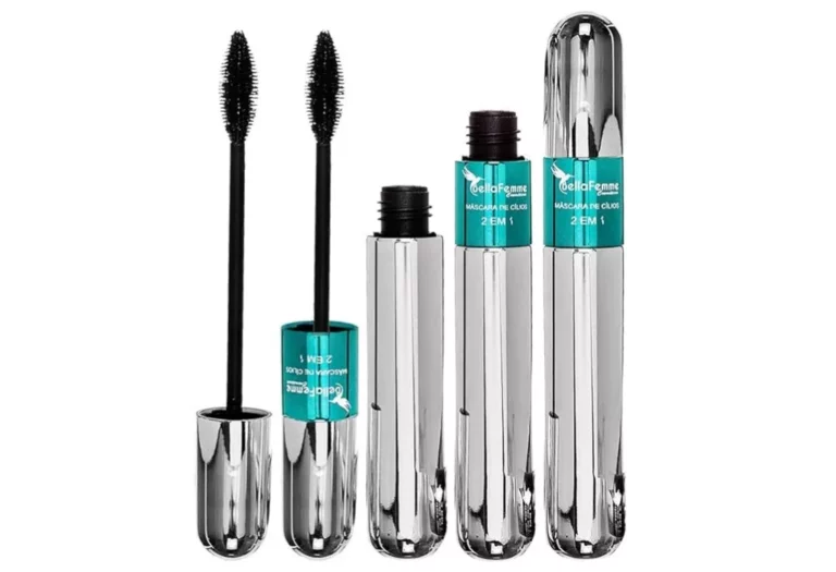 Rímel 2 em 1, Preto, Bella Femme